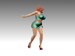 Woman Body Builder 3D Принт Модель