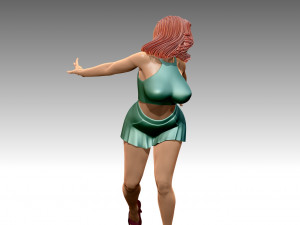 Woman Body Builder 3D Принт Модель