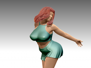 Woman Body Builder 3D Принт Модель