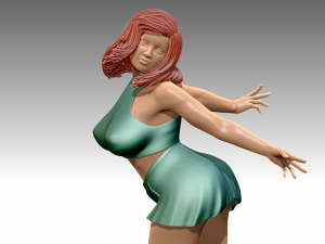 Woman Body Builder 3D Принт Модель