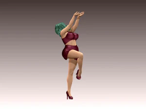 Woman Body Builder 3D Print Model
