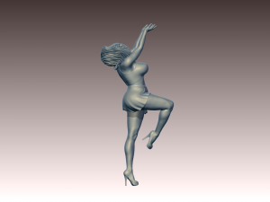 Woman Body Builder 3D 프린트 모델