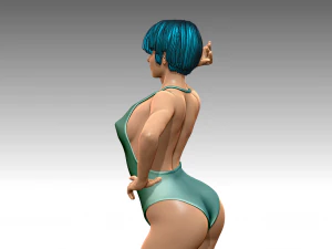 Woman Body Builder 3D Print Model