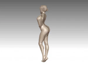 Woman Body Builder 3D Print Model