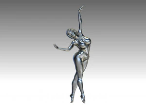 Woman Body Builder 3D Print Model