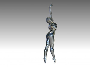 Woman Body Builder Modèles 3D en vedette