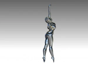 Woman Body Builder 3D Print Model