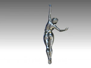 Woman Body Builder 3D Print Model