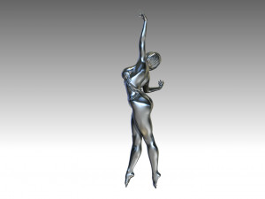 Woman Body Builder Modèles 3D en vedette