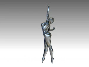 Woman Body Builder 3D Print Model