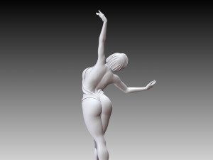 Woman Body Builder Modèles 3D en vedette