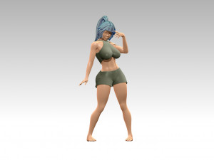 Woman Body Builder Modelo de impresión 3D