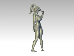 Woman Body Builder 3D 프린트 모델