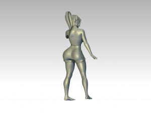 Woman Body Builder 3D 프린트 모델