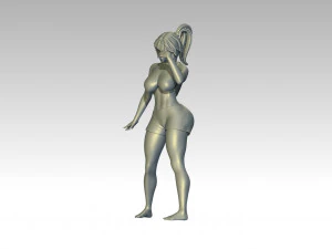 Woman Body Builder 3D Print Model