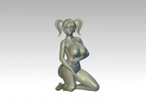 Woman Body Builder 3D Print Model
