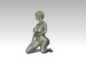 Woman Body Builder Modello di stampa 3D