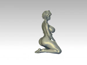 Woman Body Builder 3D Print Model