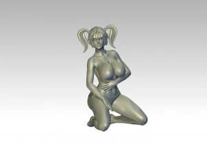 Woman Body Builder 3D Print Model