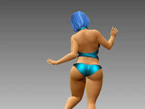Woman Body Builder 3D Print Model