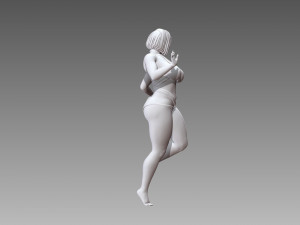 Woman Body Builder 3D-printmodel