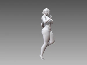 Woman Body Builder 3D Print Model