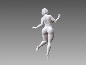 Woman Body Builder 3D Print Model