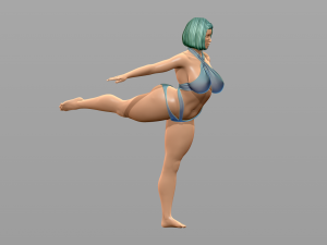 Woman Body Builder 3D Принт Модель