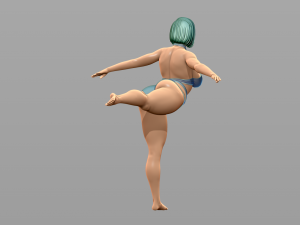 Woman Body Builder 3D Принт Модель
