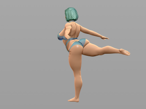Woman Body Builder 3D Принт Модель