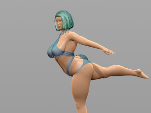 Woman Body Builder 3D Принт Модель