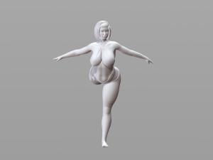 Woman Body Builder 3D Принт Модель