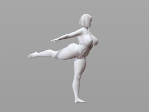 Woman Body Builder 3D Принт Модель