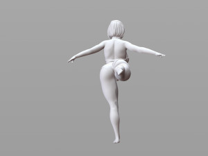 Woman Body Builder 3D Принт Модель