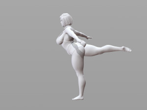 Woman Body Builder 3D Принт Модель