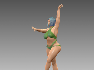 Woman Body Builder Modello di stampa 3D