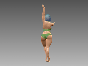 Woman Body Builder 3D Принт Модель