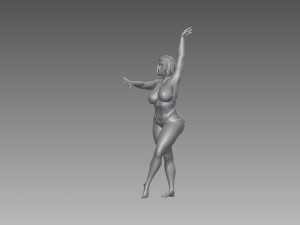 Woman Body Builder 3D Принт Модель