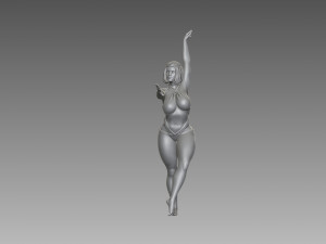 Woman Body Builder 3D Принт Модель