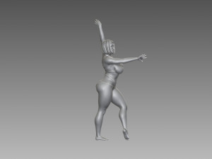 Woman Body Builder 3D Принт Модель