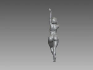 Woman Body Builder 3D Print Model
