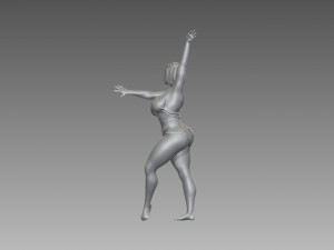 Woman Body Builder 3D Принт Модель