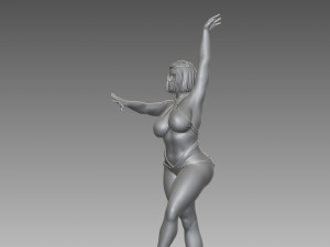 Woman Body Builder 3D Принт Модель