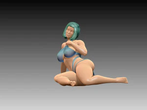 Costruttore di corpo della donna Modello di stampa 3D