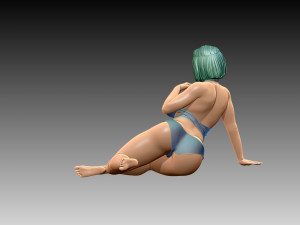 Woman Body Builder Modello di stampa 3D