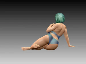 Woman Body Builder 3D Print Model