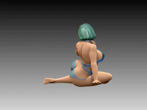 Woman Body Builder 3D Print Model