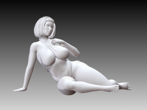Woman Body Builder Modello di stampa 3D