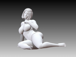 Woman Body Builder Modello di stampa 3D