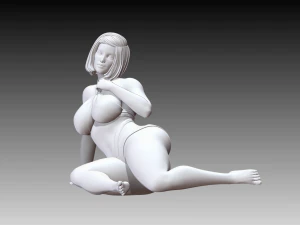 Woman Body Builder 3D Print Model